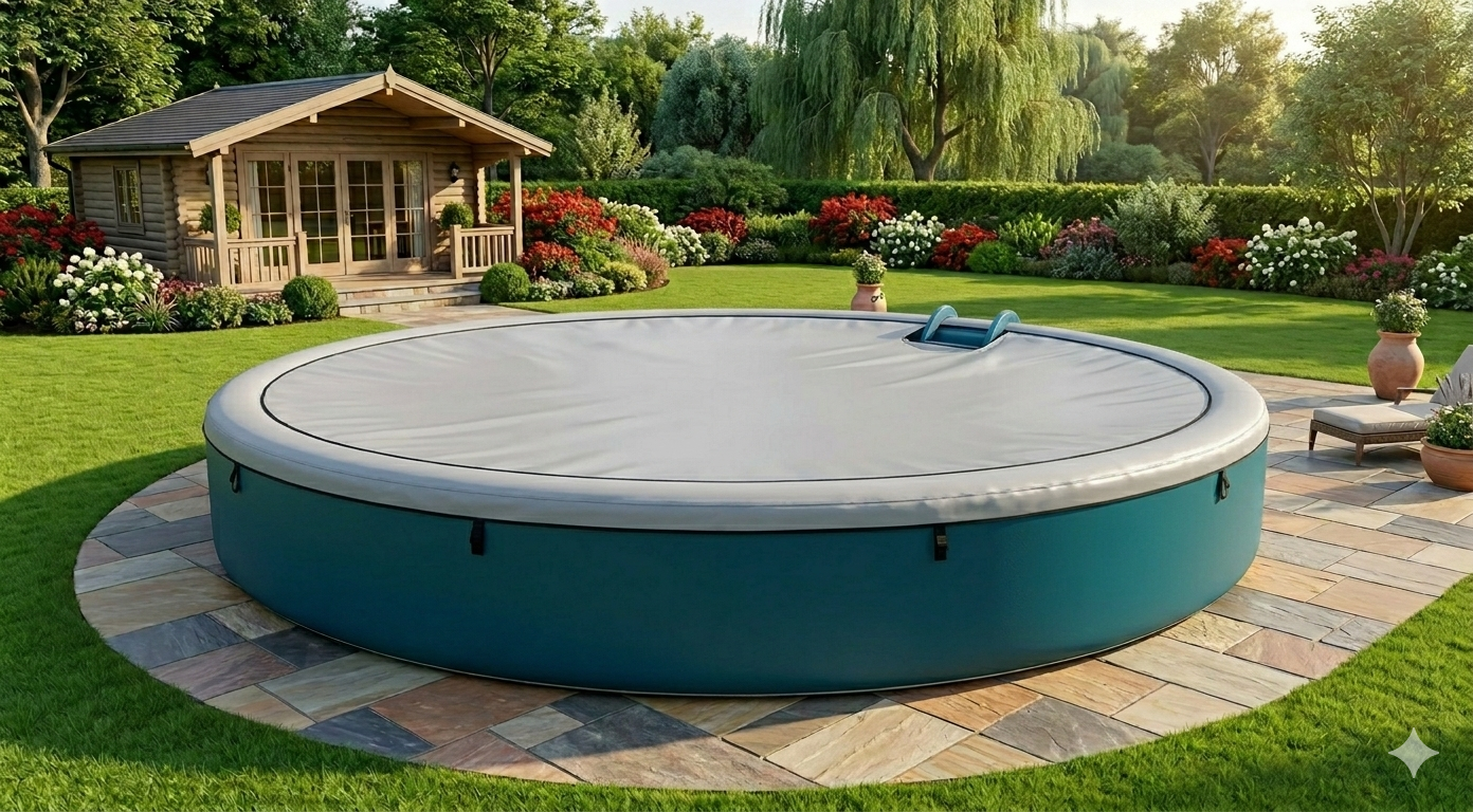 Aufblasbarer Premium Drop-Stitch Pool - Stabiler Familienpool für den Garten